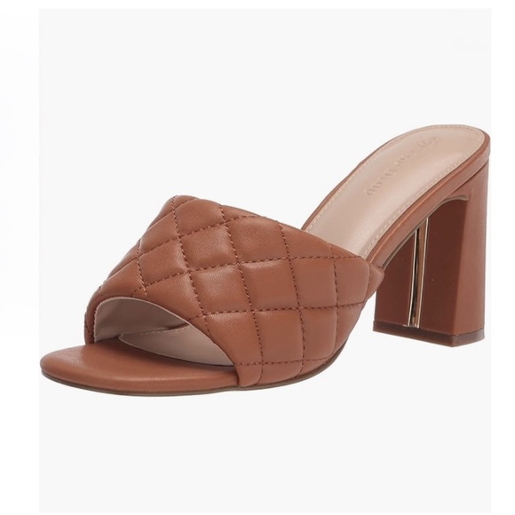 The Drop Pattie High Block-Heeled Mule Sandal NIB - Picture 4 of 10